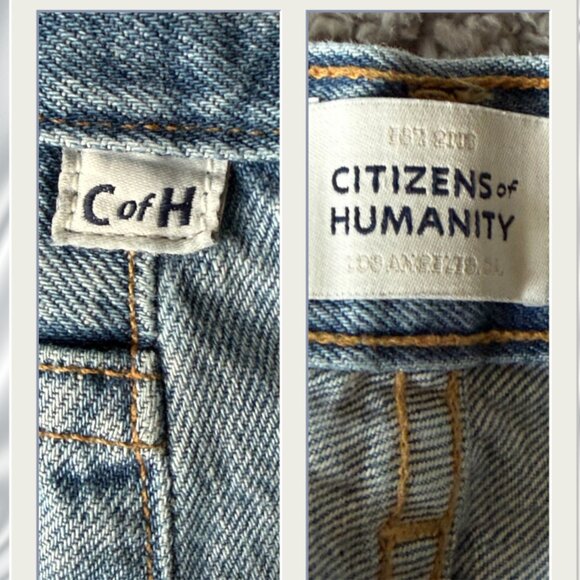 Citizens of Humanity Ayla Cargo Jeans Zenith Medium Wash Wide Leg Size 29 - Picture 15 of 16